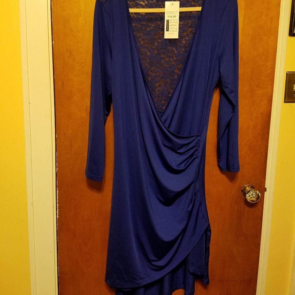 FineJo Blue Party Dress NWT